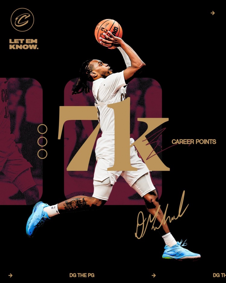 未來可期！加蘭騎士生涯得分達到7000分 隊史第11位！