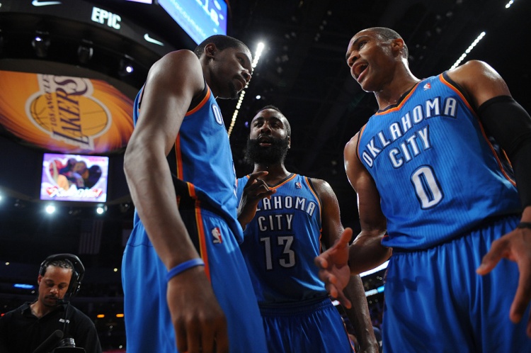 雷霆三少得分全部進入歷史前20！他們是NBA歷史最大的如果嗎？